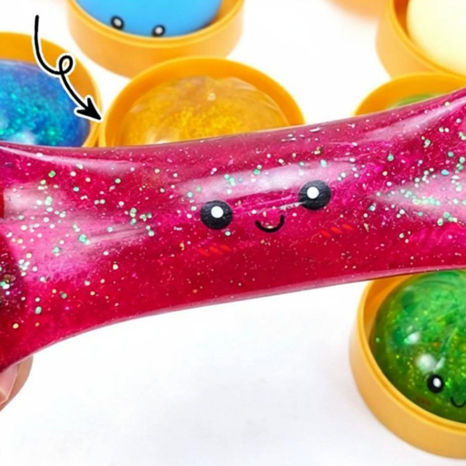 Face Steamer - Dampfnudel-Squishy, sensorisches Squishy-Brot-Spielzeug, Kawaii-Gesichts-Squishy-Spielzeug, weiches, langlebiges