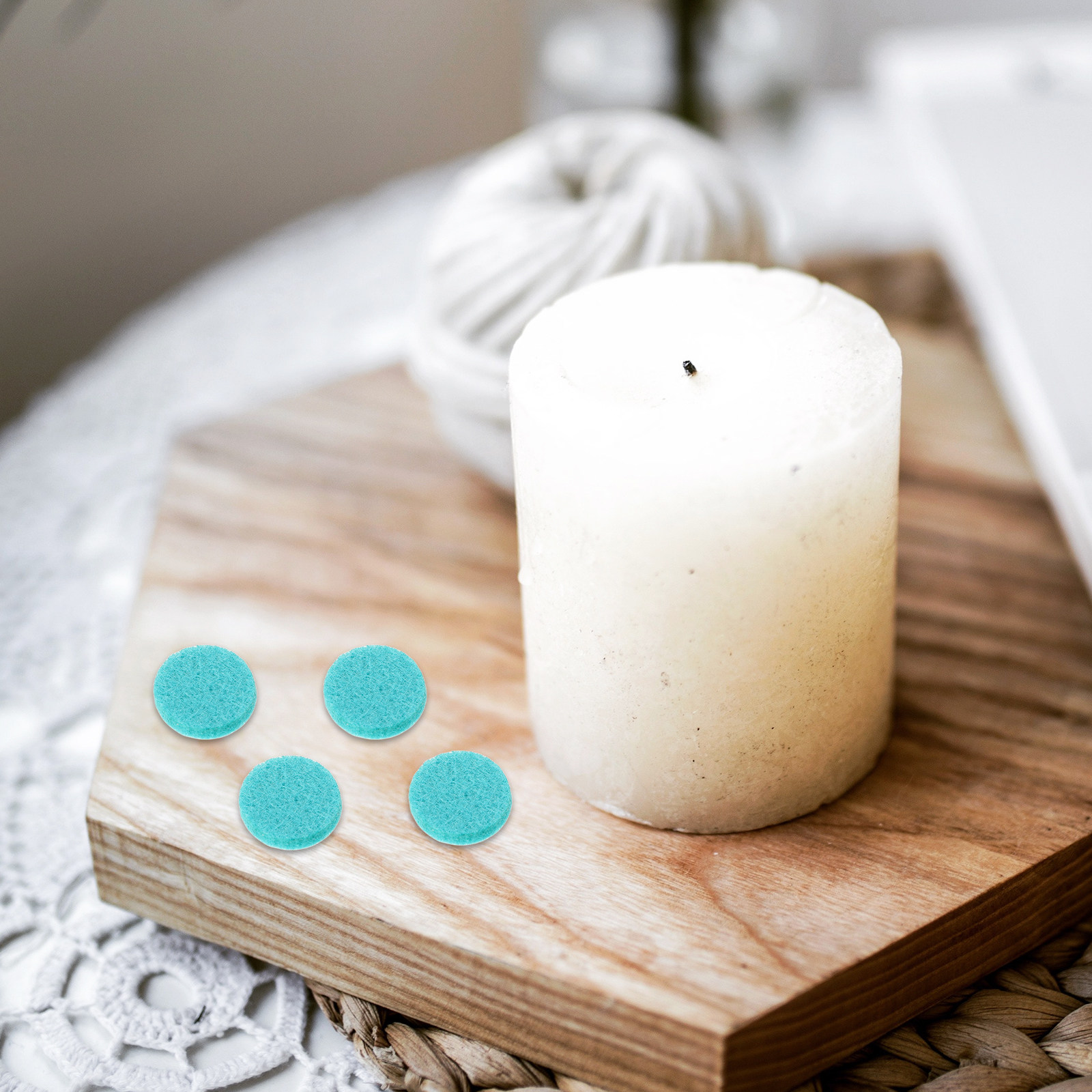 Aromatherapy Diffuser - 50 Stück Aroma-Diffusor-Pads aus runder Zellulose
