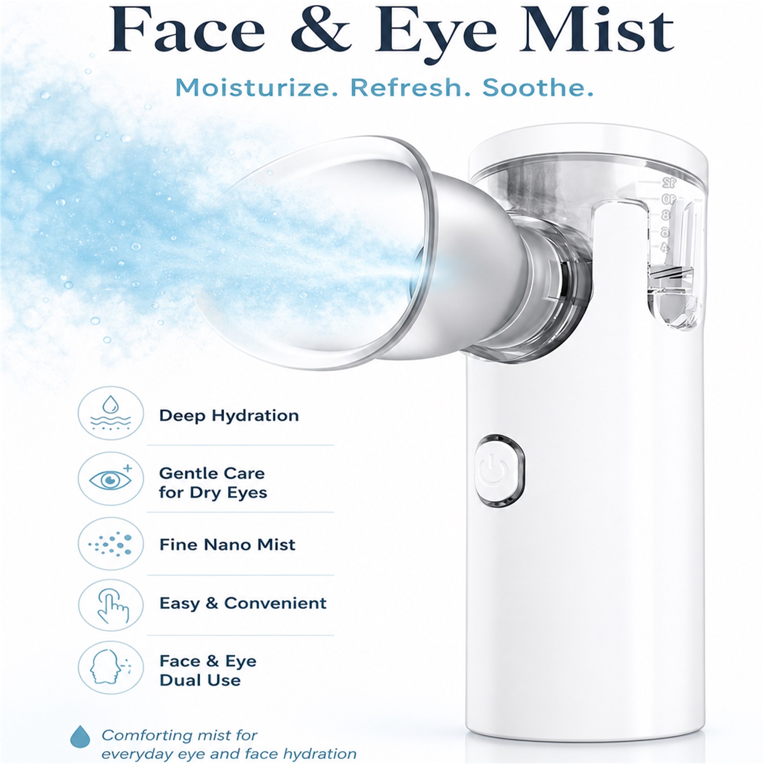 Nano-Spray-Augenmassagegerät,  – Face Steamer Bewertung und Preis