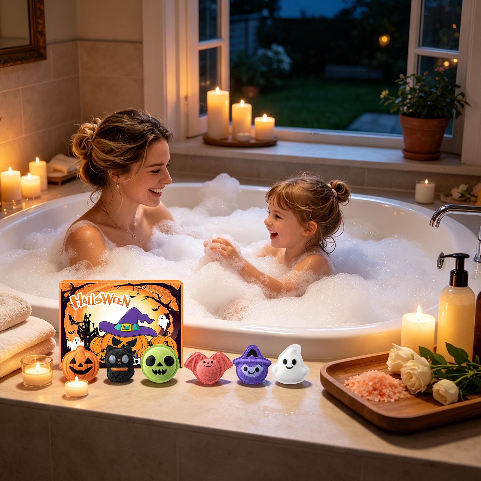 Halloween-Badekugel-Set, 6-tei – Bath Salts Bewertung und Preis