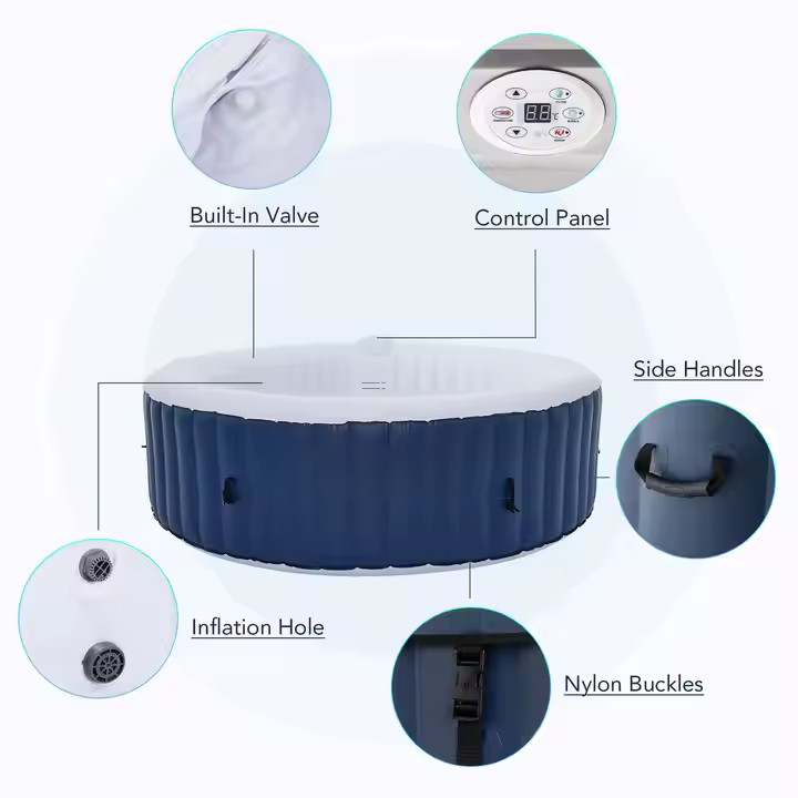 Aufblasbarer Whirlpool für 6 P – Hot Tub Bewertung und Preis