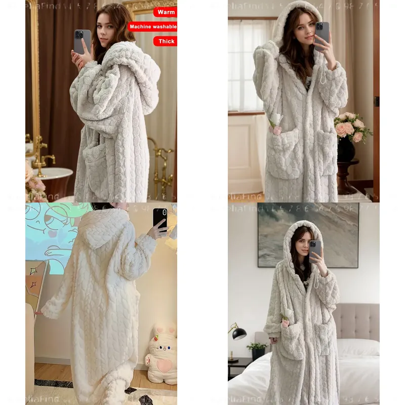 Damen-Flanell-Bademantel für H – Bathrobe Bewertung und Preis